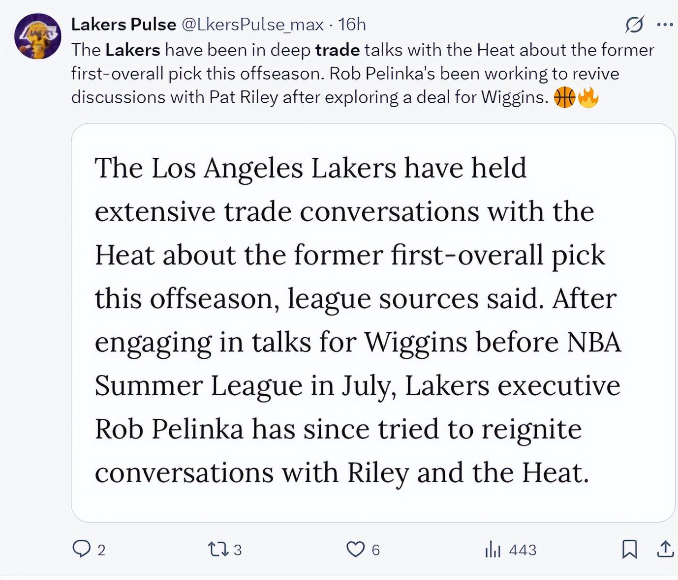 契奇冲冠, 法满足热火, 资源这也是